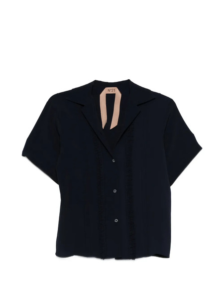  Nº21 Buttoned Trim Shirt - Blue 