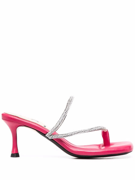  Nº21 Crystal-embellished Strappy Sandals - Pink 