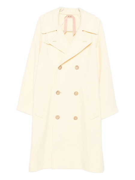  Nº21 Double-breasted Coat - Neutrals 