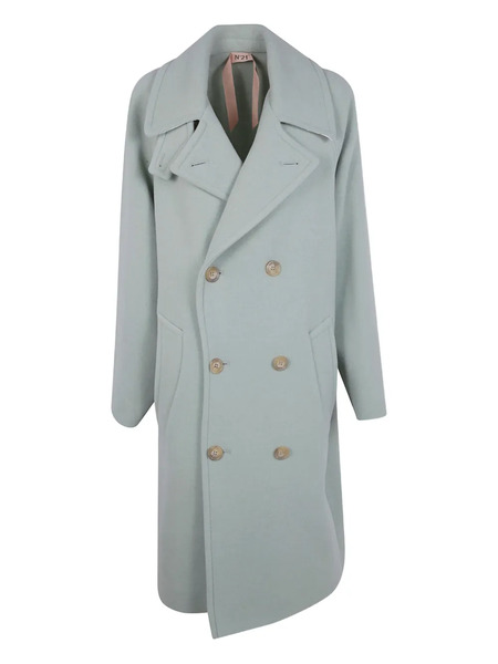  Nº21 Double-breasted Wool Coat - Grey 