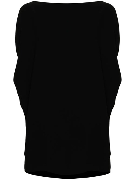  Nº21 Draped Mini Dress - Black 