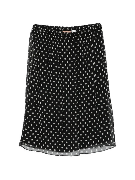  Nº21 Elasticated-waistband Mini Skirt - Black 