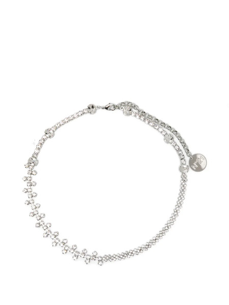  Nº21 Embellished Choker Necklace - Silver 