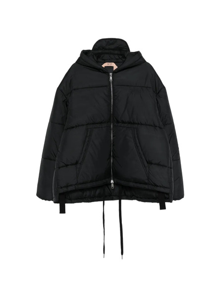  Nº21 Hooded Puffer Jacket - Black 