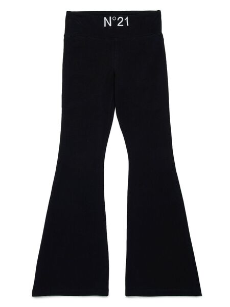 Nº21 Kids Bootcut Track Pants - Black 