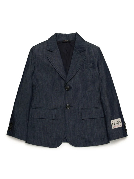  Nº21 Kids Denim Blazer - Black 