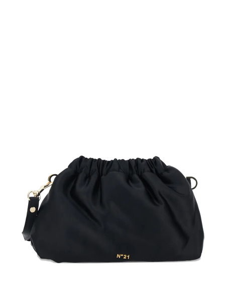  Nº21 Kids Drawstring Emblem Bag - Black 