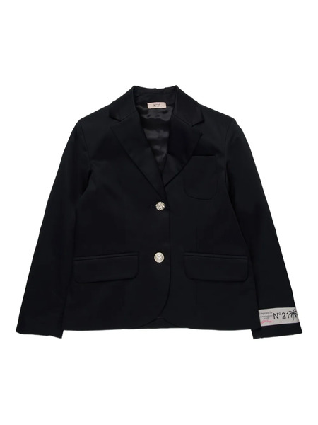  Nº21 Kids Embellished-buttons Blazer - Black 