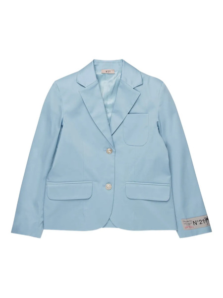  Nº21 Kids Flap-pocket Blazer - Blue 