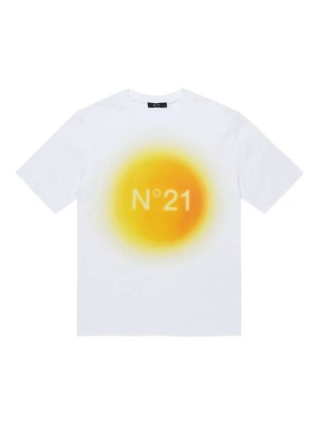  Nº21 Kids Graphic T-shirt - White 