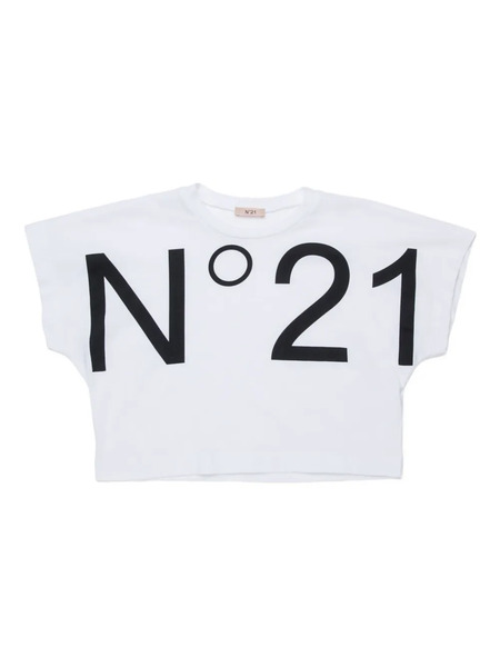  Nº21 Kids Graphic T-shirt - White 