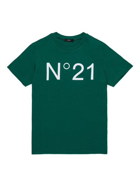  Nº21 Kids Logo Jersey T-shirt - Green 