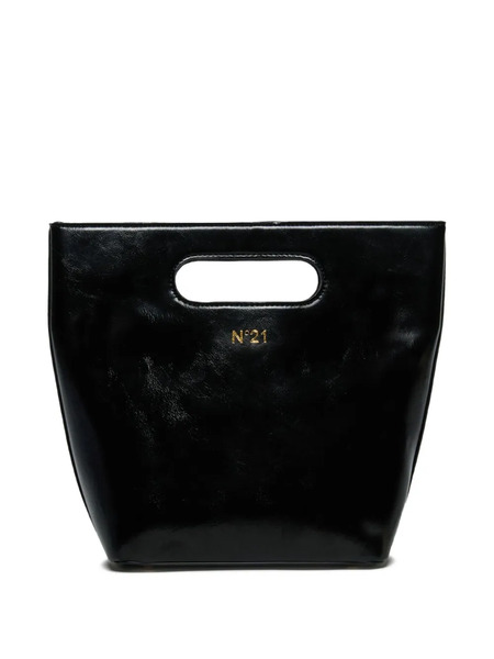  Nº21 Kids Logo-lettering Tote Bag - Black 
