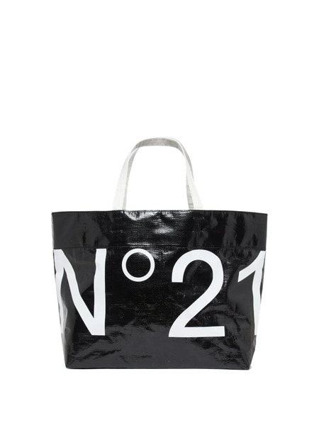  Nº21 Kids Logo-print Tote Bag - Black 