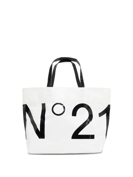  Nº21 Kids Logo-print Tote Bag - White 