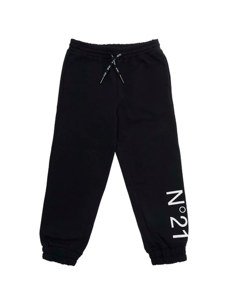  Nº21 Kids Logo-print Trousers - Black 
