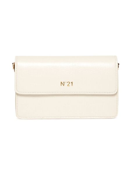  Nº21 Kids Logo-stamp Shoulder Bag - White 