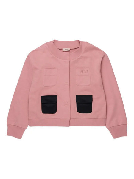  Nº21 Kids Pocket Sweater - Pink 