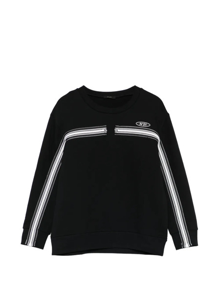  Nº21 Kids Zip-detail Sweatshirt - Black 