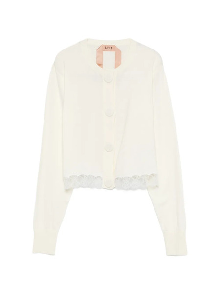  Nº21 Lace Cardigan - Neutrals 