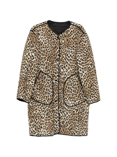  Nº21 Leopard-print Coat - Neutrals 