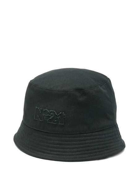  Nº21 Logo Bucket Hat - Black 