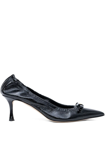  Nº21 60mm Bow-tie Pumps - Black 