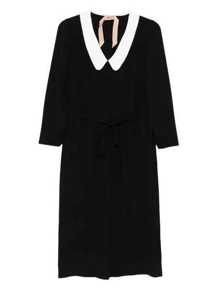  Nº21 Peter-pan Collar Dress - Black 