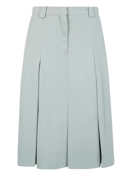  Nº21 Pleated Midi Skirt - Green 
