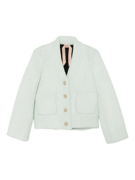 Nº21 Pocket Button Cardigan - Green 