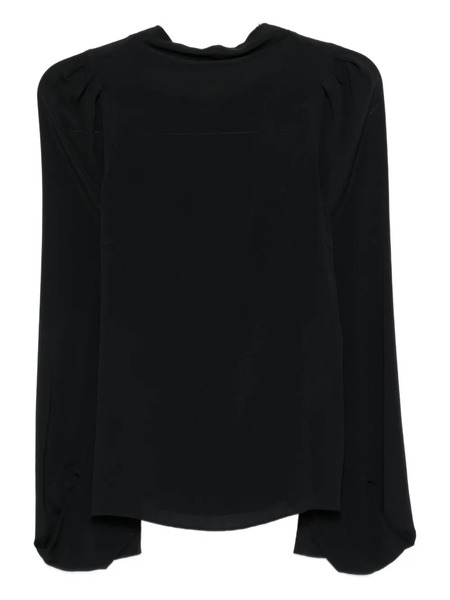 Nº21 Puff-sleeve Top - Black 