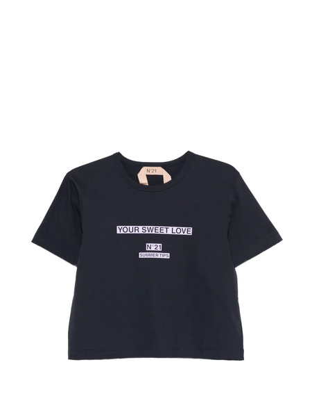  Nº21 Short-sleeve T-shirt - Blue 