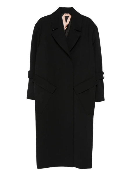 Nº21 Single-breasted Coat - Black 