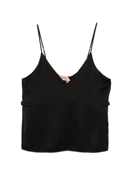  Nº21 Spaghetti-strap Top - Black 