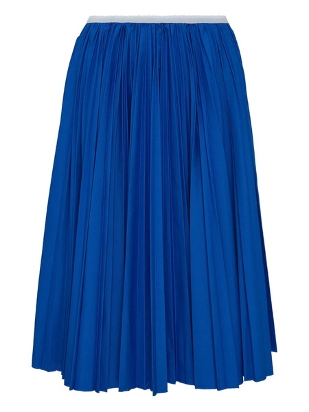  Nº21 Sunray Pleated Skirt - Blue 