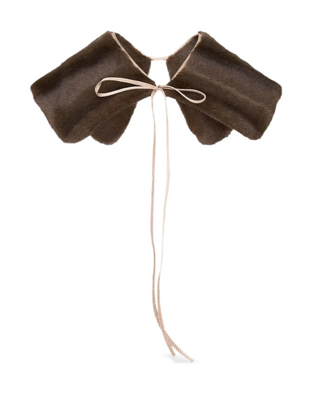  Nº21 Tie-fastening Collar - Brown 