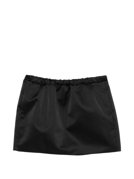  Nº21 Woven Mini Skirt - Black 