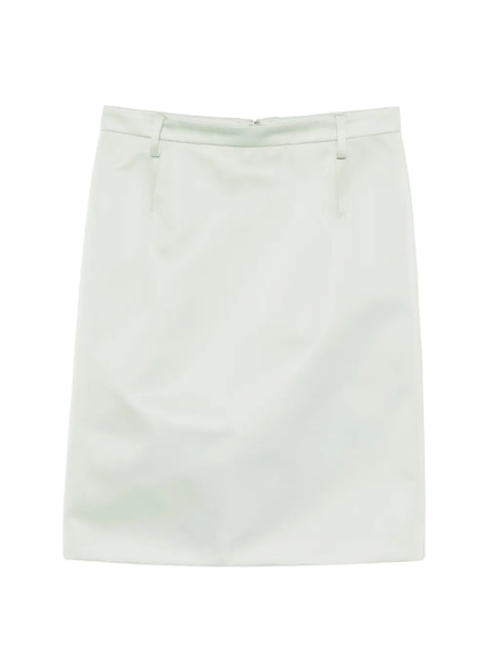  Nº21 Zip-fastening Skirt - Green 