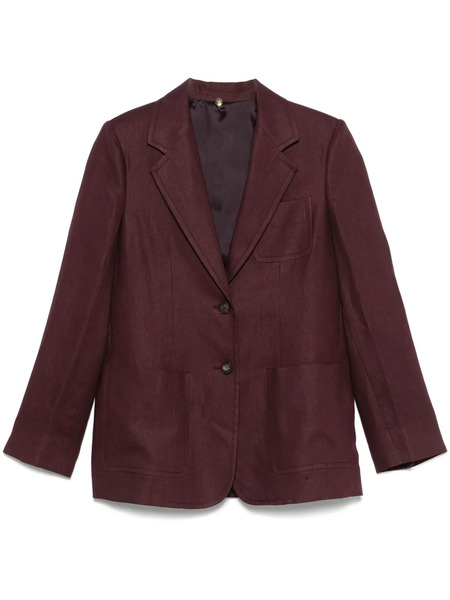  N_8 Milano Linen Blazer - Purple 