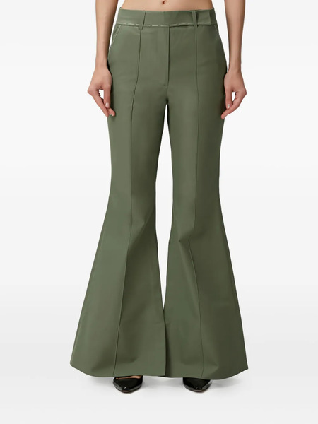  Nackiyé Mick Split-hem Flared Trousers - Green 