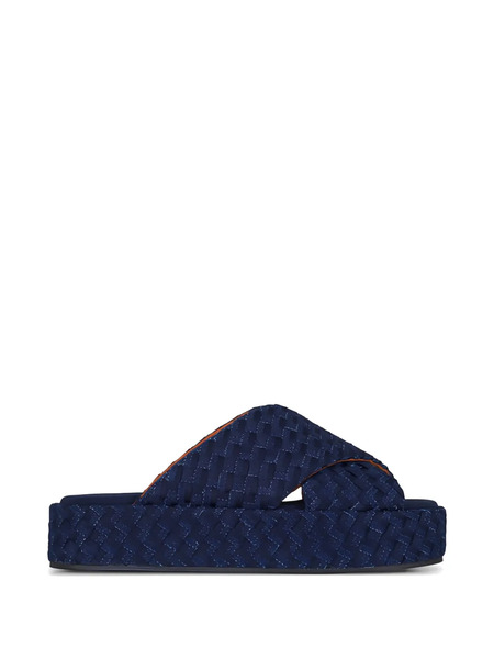  Naghedi Laguna Platform Sandals - Blue 