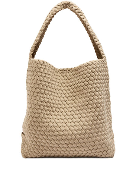  Naghedi Medium Nomad Woven Design Shoulder Bag - Neutrals 