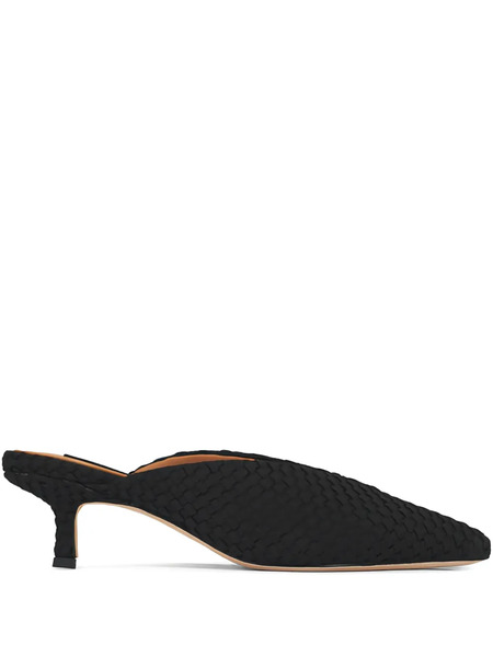  Naghedi Point-toe Mules - Black 