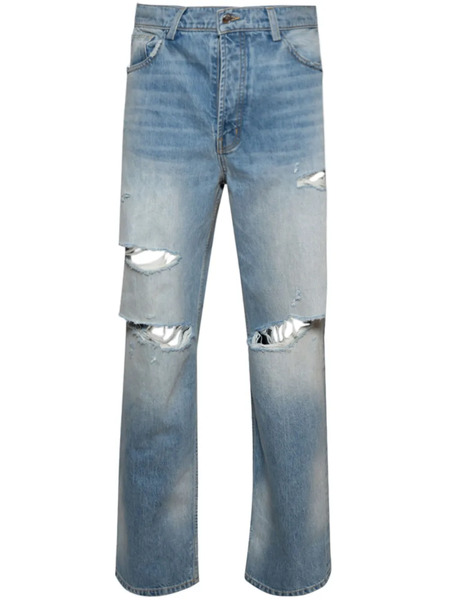  Nahmias Ripped Stonewashed Jeans - Blue 