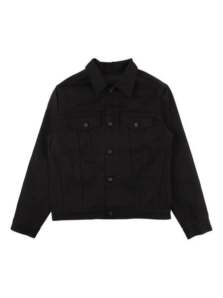  Naked And Famous Buttoned Denim Jacket - Black 