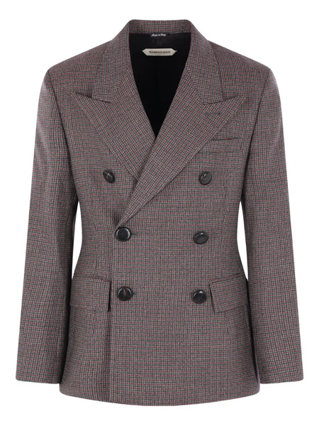  Namacheko Attila Double-breasted Blazer - Grey 