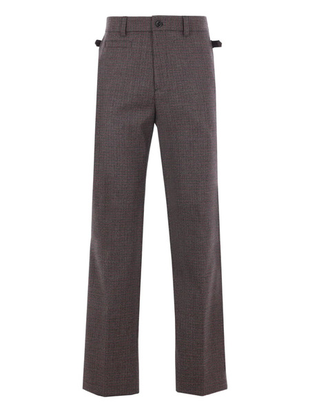  Namacheko Attila Houndstooth-pattern Trousers - Grey 