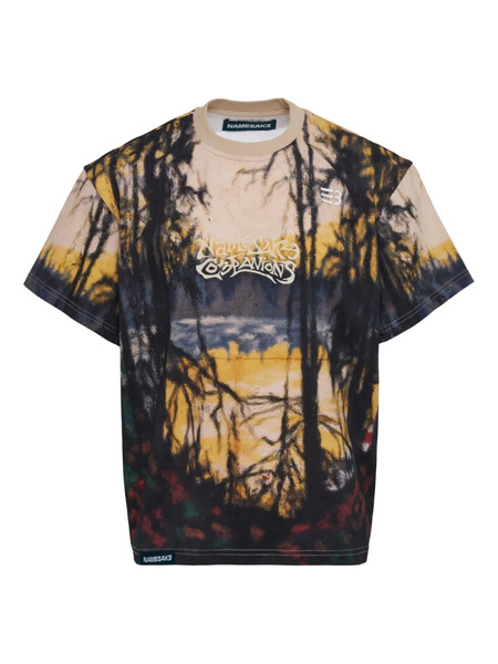  Namesake Forest-print T-shirt - Neutrals 