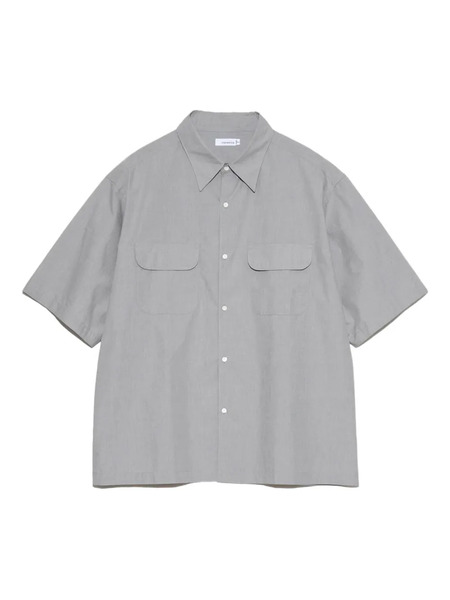  Nanamica Regular-collar End-on-end Shirt - Grey 