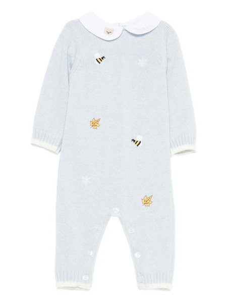  Nanan Embroidered Romper - Blue 